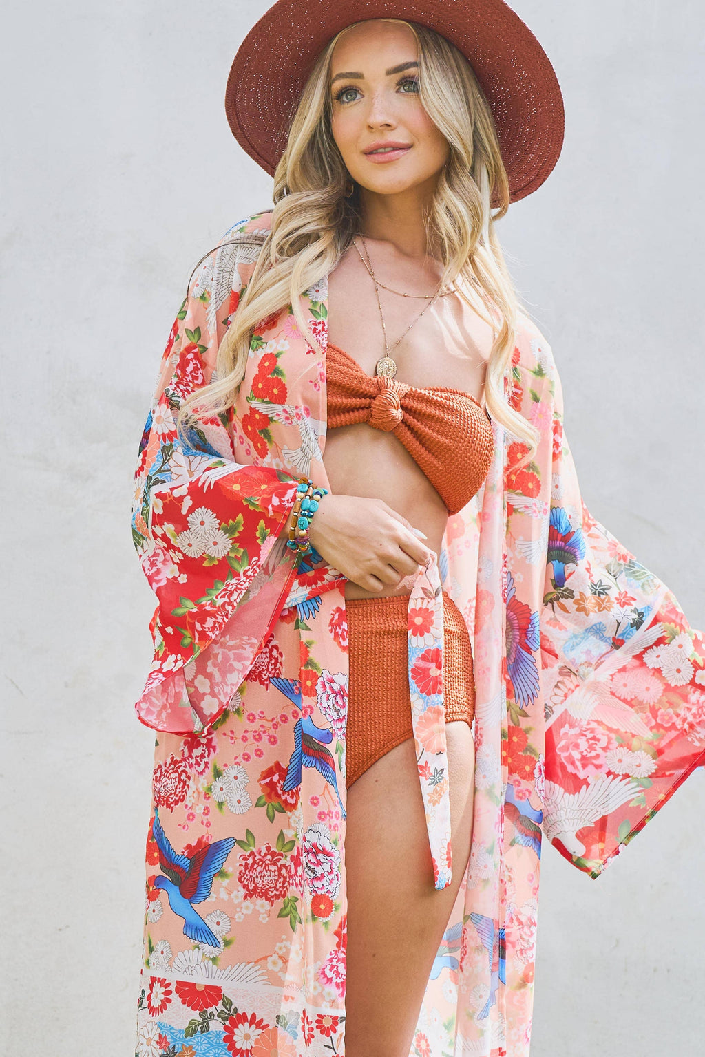 Floral-ish Kimono Cardigan