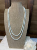 80" Pearl Handknotted Wrap Necklace