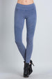 CURVY COLLECTION MINERAL WASH MOTO LEGGINGS
